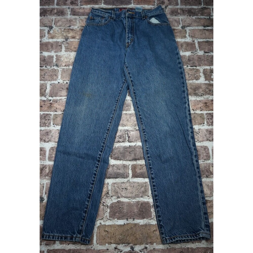 Levis Classic Relaxed 550 Denim Jeans Zip Front Women 8 MisM Tapered Fit Cotton